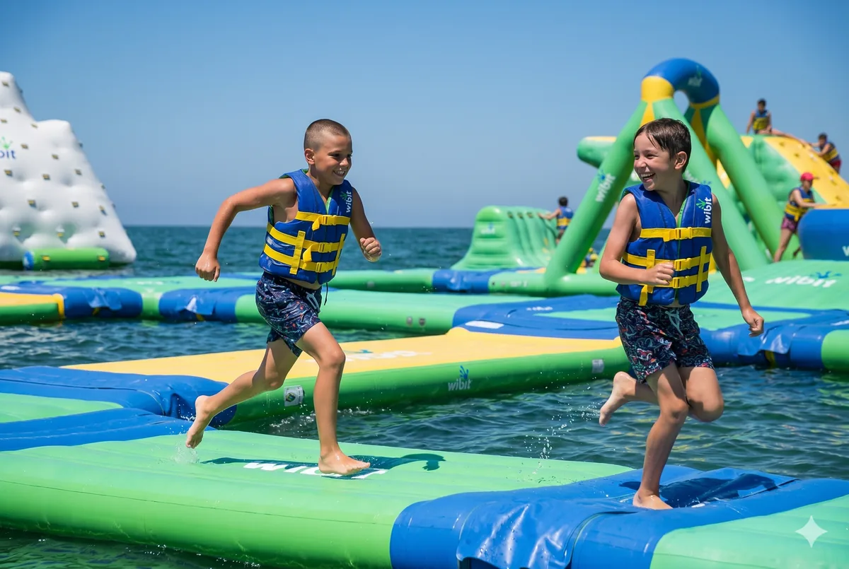 Atracciones del parque flotante Atlántida